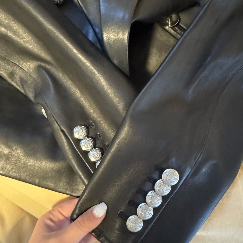 Veronica Beard Nevis leather jacket - Picture 8 of 9